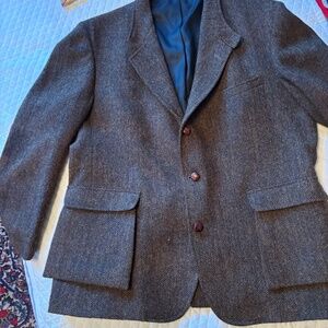 Orvis Brown Herringbone Blazer